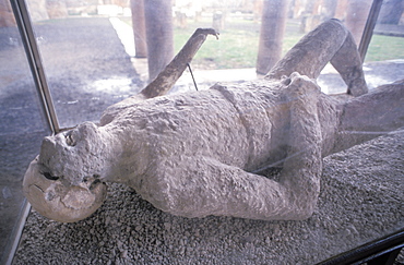 Citizen died in the eruption, Pompei, Campania, Italy