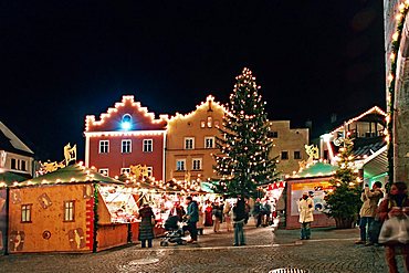 Christmas market, Vipiteno, Trentino Alto Adige, Italy