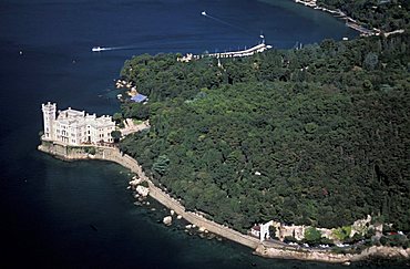 Miramare castle, Trieste, Friuli Venezia Giulia, Italy