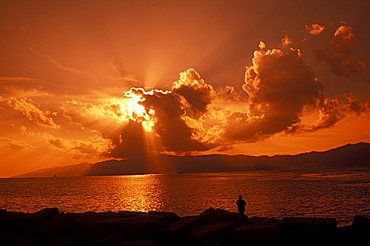 Sunset, Reggio Calabria, Calabria, Italy