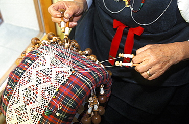 Pillow lace, Cogne, Valle d'Aosta, Italy