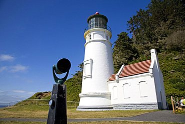 Heceta Head Lighthouse, Oregon Coast, United States of America (U.S.A.), North America