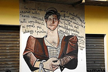 Murals, Orgosolo, Sardinia, Italy, Europe