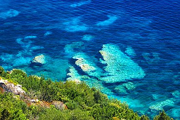 Coast, Santa Maria Navarrese,near Baunei, Ogliastra, Sardinia, Italy, Mediterranean, Europe