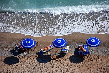 Sunbathing, Fiascherino, Liguria, Italy, Mediterranean, Europe