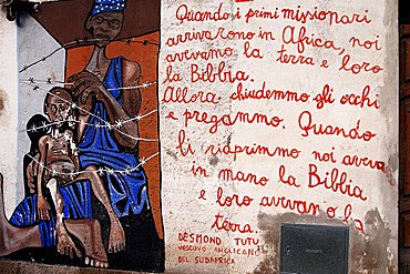 Murals, Orgosolo, Sardinia, Italy, Europe
