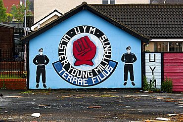 Mural on Shankill Road, Belfast, Northern Ireland, United Kingdom, Europe