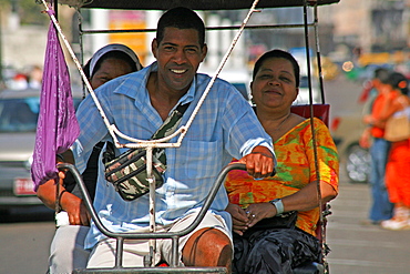 Ciclo-taxi, Havana, Cuba, West Indies, Central America