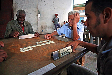 Dominoes, Havana, Cuba, West Indies, Central America