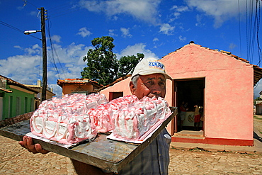 El Dulcero sweets seller, Trinidad, Cuba, West Indies, Central America