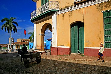 Plaza Mayor, Trinidad, Cuba, West Indies, Central America