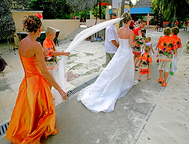 Wedding, North Coast, Playa Santa Lucia, Cuba, West Indies, Central America