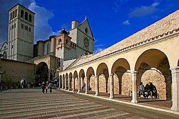 Basilica di San Francesco, UNESCO World Heritage Site, Assisi, Umbria, Italy, Europe