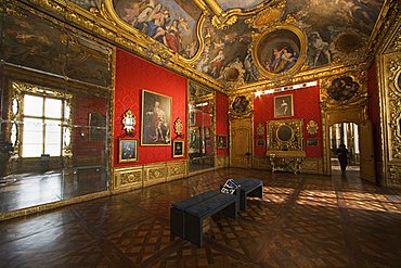 First floor dedicated to Baroque, Camera di Madama Reale, Palazzo Madama, Turin, Piedmont, Italy, Europe