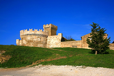 Castle, Populonia, Tuscany, Italy, Europe