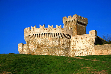 Castle, Populonia, Tuscany, Italy, Europe