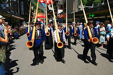 Folklore, Zermatt, Valais, Switzerland, Europe