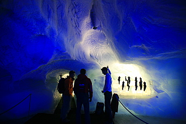 Under the glacier, Saas-Fee, Vallese, Switzerland, Europe