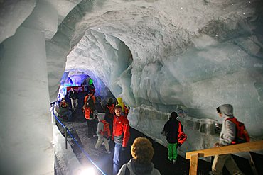 Under the glacier, Saas-Fee, Vallese, Switzerland, Europe