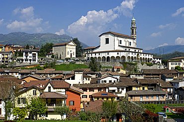 Village view, Vertova, Lombardy, Italy