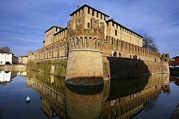 Rocca di San Vitale fortress, XV sec, Fontanellato, Parma, Emilia Romagna, Italy