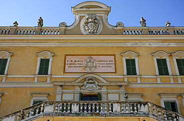 Façade,The Ducal Palace of Colorno also know as Reggia di Colorno, 18th Century, Colorno, Parma, Emilia Romagna, Italy