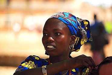 Typical african plaits, Gorèe island, Dakar, Republic of Senegal, Africa