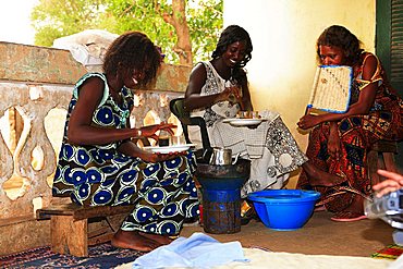 African girls, Kaolack, Republic of Senegal, Africa