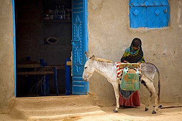 Daily life, Az Zuhrah, Yemen, Middle East  