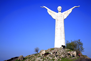 Christ the Redeemer statue, Mount San Biagio,  Maratea, Basilicata, Italy 