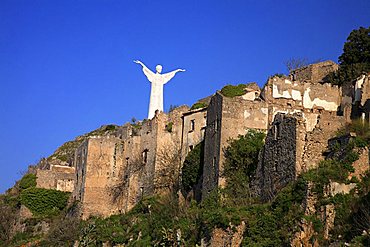 Christ the Redeemer statue, Mount San Biagio,  Maratea, Basilicata, Italy 