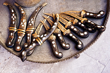 Handcraft daggers at the Bazaar, Gaziantep, Turkey, Europe