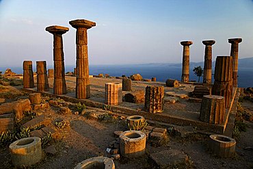 The Greek Temple of Athena, Assos, Behramkale, Turkey, Europe 