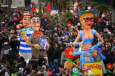 Viareggio Carnival, Viareggio, Lucca, Tuscany, Italy