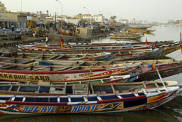 Pirogue, Saint-Louis, Republic of Senegal, Africa