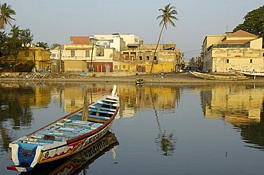 Pirogue, Saint-Louis, Republic of Senegal, Africa