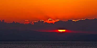 Sunset from Punta Chiappa, Camogli, Ligury, Italy