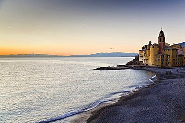 Sunset at Camogli, Ligury, Italy