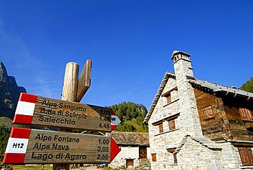 Crampiolo, Alpe Devero Park, Ossola Valley, Verbania province, Italy