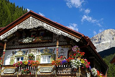 Canazei,  Fassa Valley, Trento Province, Trentino, Italy                                