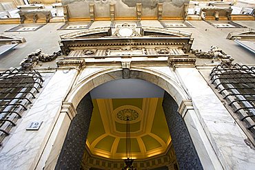 Façade Palazzo Baldassarre Lomellini palace, World heritage UNESCO site, Via Garibaldi, Strade Nuove, Rolli Palaces, Genoa, Ligury, Italy