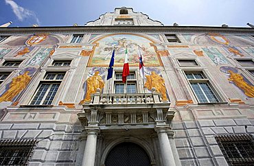 Casa di San Giorgio palace, harbour department, Genoa, Ligury, Italy