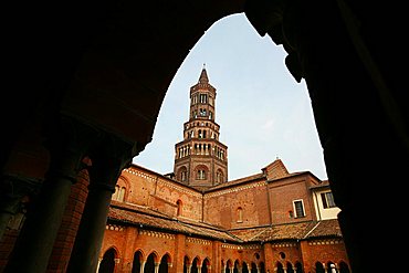 Abbazia di Chiaravalle abbey, Chiaravalle Milanese, Lombardy, Italy, Europe