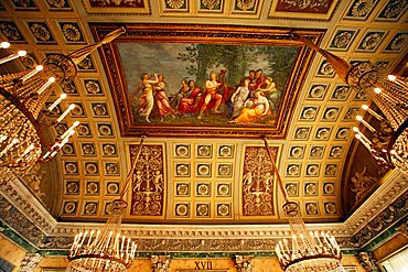 Sala XVII, Parnaso fresco, Andrea Appiani, Modern Art Museum, Villa Reale, Galleria d'Arte Moderna, Via Palestro 16, Milan, Lombardy, Italy, Europe