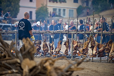 Feast of the Goat, Sagra della capra,  Santa Maria Navarrese, Baunei, Ogliastra,  Sardinia,  Italy, 