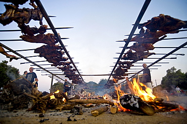 Feast of the Goat, Sagra della capra,  Santa Maria Navarrese, Baunei, Ogliastra,  Sardinia,  Italy, 