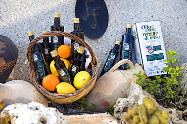 Typical products, Masseria Pisciani, Torchiarolo, Puglia, Italy