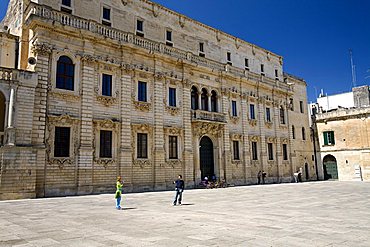 Episcopio palace, Cathedral square, Lecce, Puglia, Italy