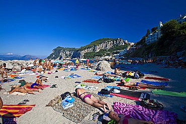 playa, Capri Island, Naples, Campania, Italy, Europe
