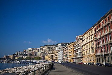 Caracciolo street, Naples, Campania, Italy, Europe
